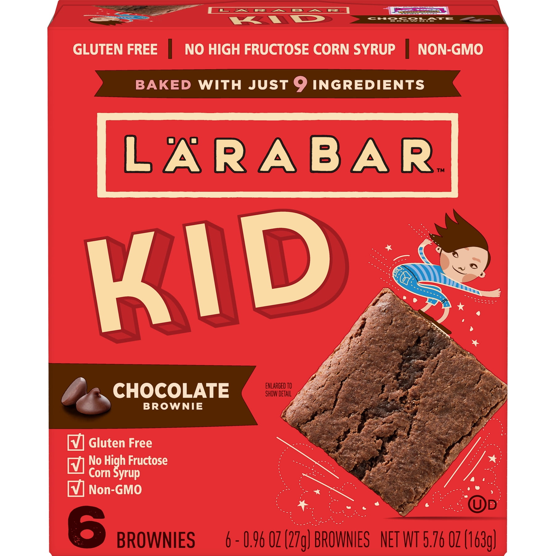 Larabar Kid Chocolate Brownie Bars 5 ct Box, 5.76 oz