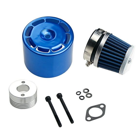 FLMLF Air Filter Set with ALU.V Blue Cover for 1/5 RC Hpi Baja Rovan King Motor 5B 5T 5SC TOP Speed RC World