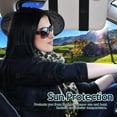 thumbnail image 2 of Zone Tech Car Black Anti-Glare Windshield Sun Visor Extender for Any Car, Truck or RV, 2 of 7
