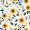Sunflower Pattern, variant on Yayeee Area Rugs for Living Room 6.7'x4.8' Indoor Non Slip Washable Bedroom Carpet, Sun Moon and Stars Pattern