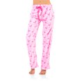 thumbnail image 4 of Ashford & Brooks Women's Short Sleeve Cotton Top Fleece Pants Pajama Set, 4 of 5