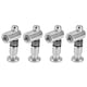 thumbnail image 1 of 4 Uds conector tipo ancla acero al carbono galvanizado estándar europeo 4545 piezas de perfiles fijos, 1 of 5