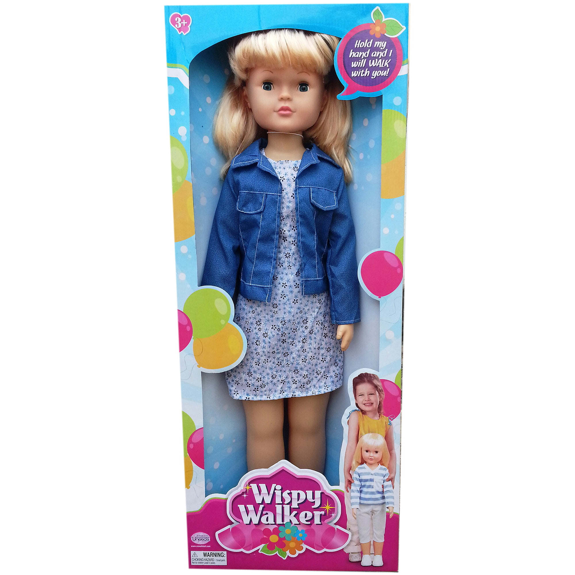 vintage wispy walker doll