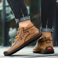 thumbnail image 4 of Zapatos de hombre Zapatos de trabajo de corte bajo informales para exteriores británicos para hombre Zapatos Martin, 4 of 5