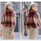 thumbnail image 5 of Bufandas cálidas de invierno para mujer, bufandas grandes con tacto de cachemira, ponchos de moda, chales largos, bufandas de rejilla, bufandas súper suaves y ligeras, 5 of 5