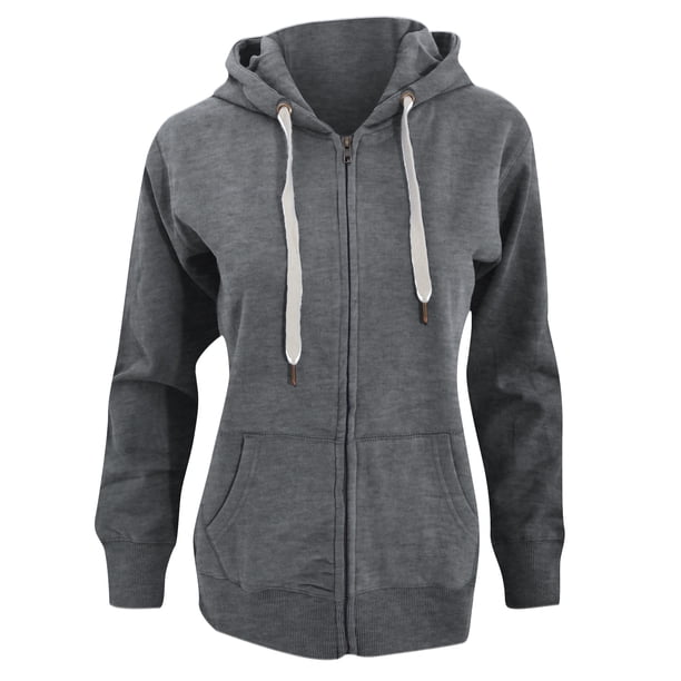 Mantis - Chaquetilla con capucha modelo Superstar para mujer (Gris) Mantis UTBC2691_heathergreymelange