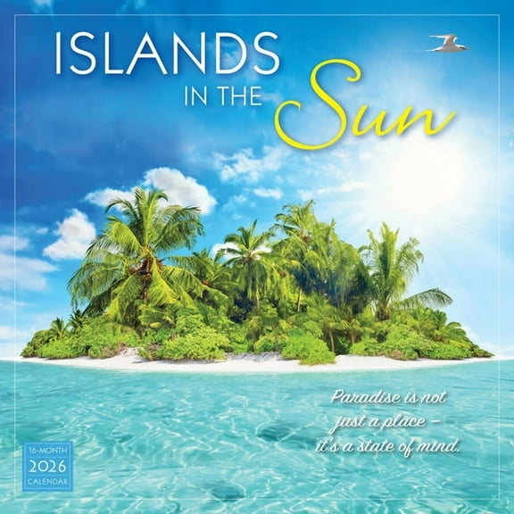 2026 Islands in the Sun Wall Calendar, (Paperback)