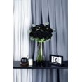 thumbnail image 6 of Zukuco 10 Pack Artificial Roses Fake Rose Silk Flowers with Stem Floral Gift for Wedding Arrangement Party Home Decor(Black), 6 of 6