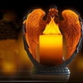 thumbnail image 3 of KiaoTime 9 Praying Angel Figurine Wings Angel Flamless LED Candle with 6H Timer, 3 of 7