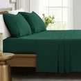 thumbnail image 7 of IR Imperial Rooms Bed Sheet Sets Deep Pocket Soft Microfiber, 1800 Series Queen Forest Green 4 Pcs, 7 of 7