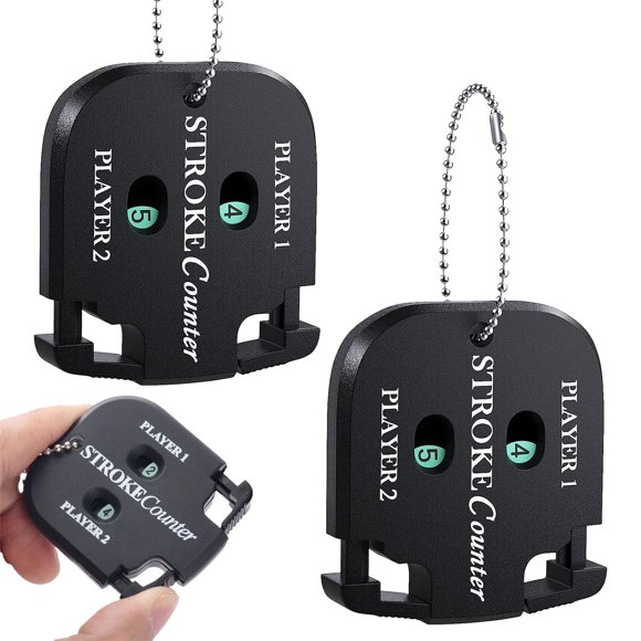 Sonducket 2 unids/set Mini contador de golpes exquisito contador de puntuación de Golf hecho a mano para puntuaciones de juegos que mantienen la Golf