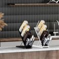 thumbnail image 2 of Breakroom Dispenser Coffee Mug Kitchen Countertop Cup Holder Adjustable Height 4 Compartment Lid Organizer Bar Storage A, 2 of 5