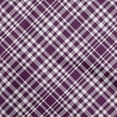 thumbnail image 1 of oneOone Cotton Poplin Twill Purple Fabric Check Quilting Supplies Print Sewing Fabric By The Yard 56 Inch Wide, 1 of 4