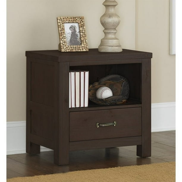 Rosebery Kids Nightstand in Espresso
