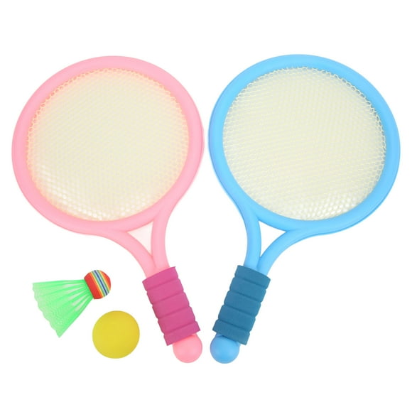 Kids Badminton Racket, Kids Badminton Set 1 Pair Cute Appearance Flexible With Badminton for Outdoor Fitness for Indoor