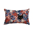 thumbnail image 2 of Beautynvta 4th of July Pillow Covers, 20x12 Inch, American Flag Stars Patriotic Throw Pillowcase, Independence Day Cushion Cover for Sofa Couch Living Room Bed Decor, 2 of 6