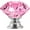 Pink, variant on 12 Pcs 30MM Crystal Clear Glass Dresser Knobs Silver Diamond Drawer Knobs Pulls Handles Kitchen Cabinet Knobs for Dresser Drawers