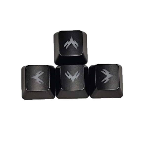 XISAOK 1 Set ABS Backlit Heart Keycaps R1 Height for WASD Direction 4PCS