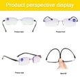 thumbnail image 5 of EIMELI Rimless Reading Glasses Anti Eyestrain Anti-blue Light Lightweight Quality Reading Glasses for Men and Women 2.0, 5 of 7