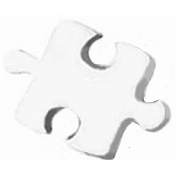 Body Accentz Dermal puzzle piece 316L Surgical Steel Cartilage, Barbell Studs 14g