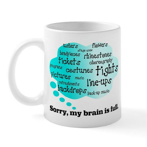 CafePress - Dance Teacher Recital Mug - 11 oz Ceramic Mug - Novelty Coffee Tea Cup