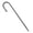 30cm silver J shape, variant on 3Pcs Galvanised Steel Ground Anchors Stakes L/Ushape Trampolines Rebars Stakes Tent Nails Garden Stake Camping Tent Peg