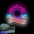 thumbnail image 2 of Handmadetneonsign Psychic Readings Neon Sign, Psychic Fortune Teller Wall Art Light, Tarot Reader Shop Room Decor 75660, 2 of 5