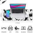 thumbnail image 5 of Long Mouse Pads for Desk,Black and Gray Halloween Bats Desk Mats on Top Of Desks, Desk Mouse Pad Extra Large with 3mm Non-Slip Base and Stitched Edge for Gaming,Office,Work,Home 31.5"x11.8", 5 of 6