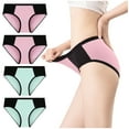 thumbnail image 1 of Solid Briefs Bikini Knickers Panties Patchwork Underwear Underpants Color Women, 1 of 9