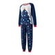 thumbnail image 2 of Pijama navideño familiar con estampado de árbol, cuello redondo clásico a juego, estilo casual, ropa de vacaciones., 2 of 8