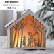 thumbnail image 1 of Decoración navideña de madera para casa pequeña, casa de madera nórdica ins, decoración navideña para árbol de Navidad, 1 of 4