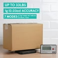 thumbnail image 5 of Baker's Secret Kitchen Scale 33lbs Wireless Display, 2X Magnets Support, USB-C Charging Compatible, Magnetic Conversion Chart Included, Extra Accurate and Easy to Use, Silver, 5 of 7