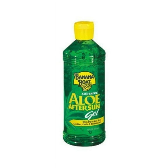 Banana Boat Soothing Aloe After Sun Gel, 16 oz Pack of 2