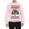 thumbnail image 2 of Wild Bobby Feliz Navidad Dancing Gingerbread Man Unisex Sweater | Holiday Crewneck Sweatshirt, 2 of 5