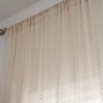 thumbnail image 7 of Farmhouse Cotton Crochet Lace Window Curtain Panel with Tassels Rod Pocket Semi Sheer Hollow Curtains for Bedroom Living Room, 1 Piece (Beige B,59"x87"), 7 of 7