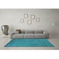thumbnail image 3 of Ahgly Company Indoor Rectangle Oriental Light Blue Industrial Area Rugs, 8' x 10', 3 of 4