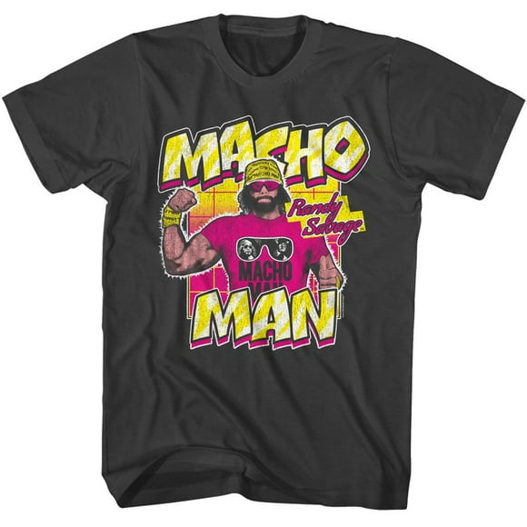 Macho Man Randy Savage Smoke Adult T-Shirt S