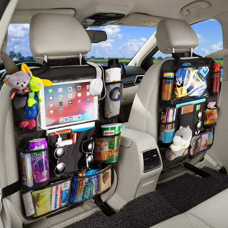Enovoe Kick Mats Back Seat Protectors for Vehicles Back Seat Kids - 2 Pack  - Helia Beer Co