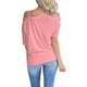 thumbnail image 3 of Camiseta informal con hombros caídos y manga larga a la moda para mujer Pompotops hfajkhk132784, 3 of 5