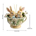 thumbnail image 2 of Adornos colgantes de Pascua, regalos de Pascua, taza de Pascua, lindos conejos de dos orejas, llavero acrílico, colgante de mochila, espejo retrovisor, colgante decorativo, taza de Pascua, colgante de, 2 of 5