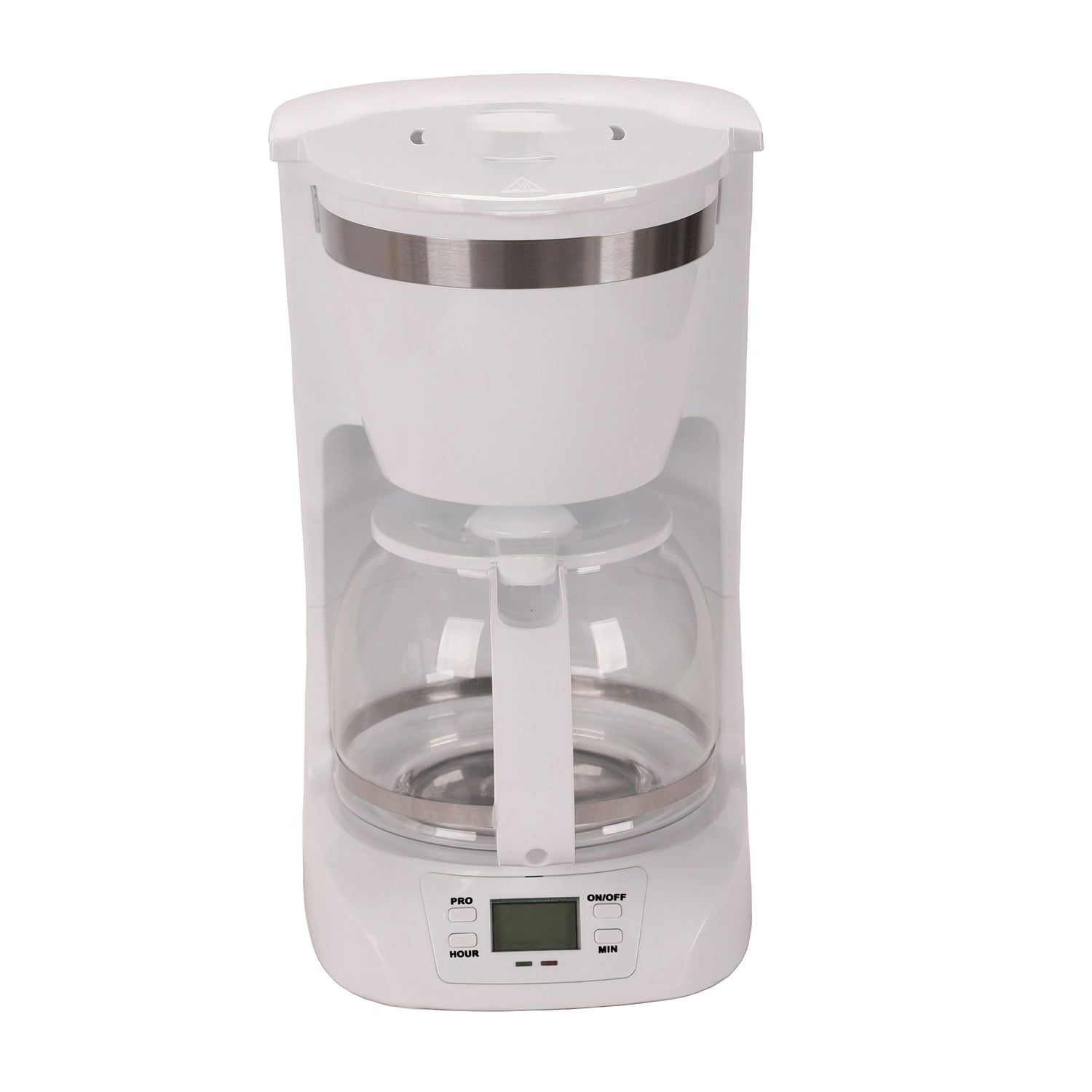 Brentwood 10-Cup Digital Coffee Maker (White), TS-219WPT