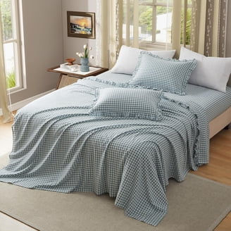 Serta So Soft 4-Piece Light Gray Sheet Set, Queen - Walmart.com