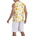 thumbnail image 2 of Naloa Gnomes Bees Basketball Jersey Reversible Men's Mesh Athletic Sports Shirts Training Practice S-4XLMedium, 2 of 6