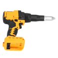 thumbnail image 1 of Electric Rivet Tool, Battery Powered High Efficiency Brushless Motor Cordless Rivet  Low Noise 20mm Stroke 360W with LED Light for Automotive, 1 of 7