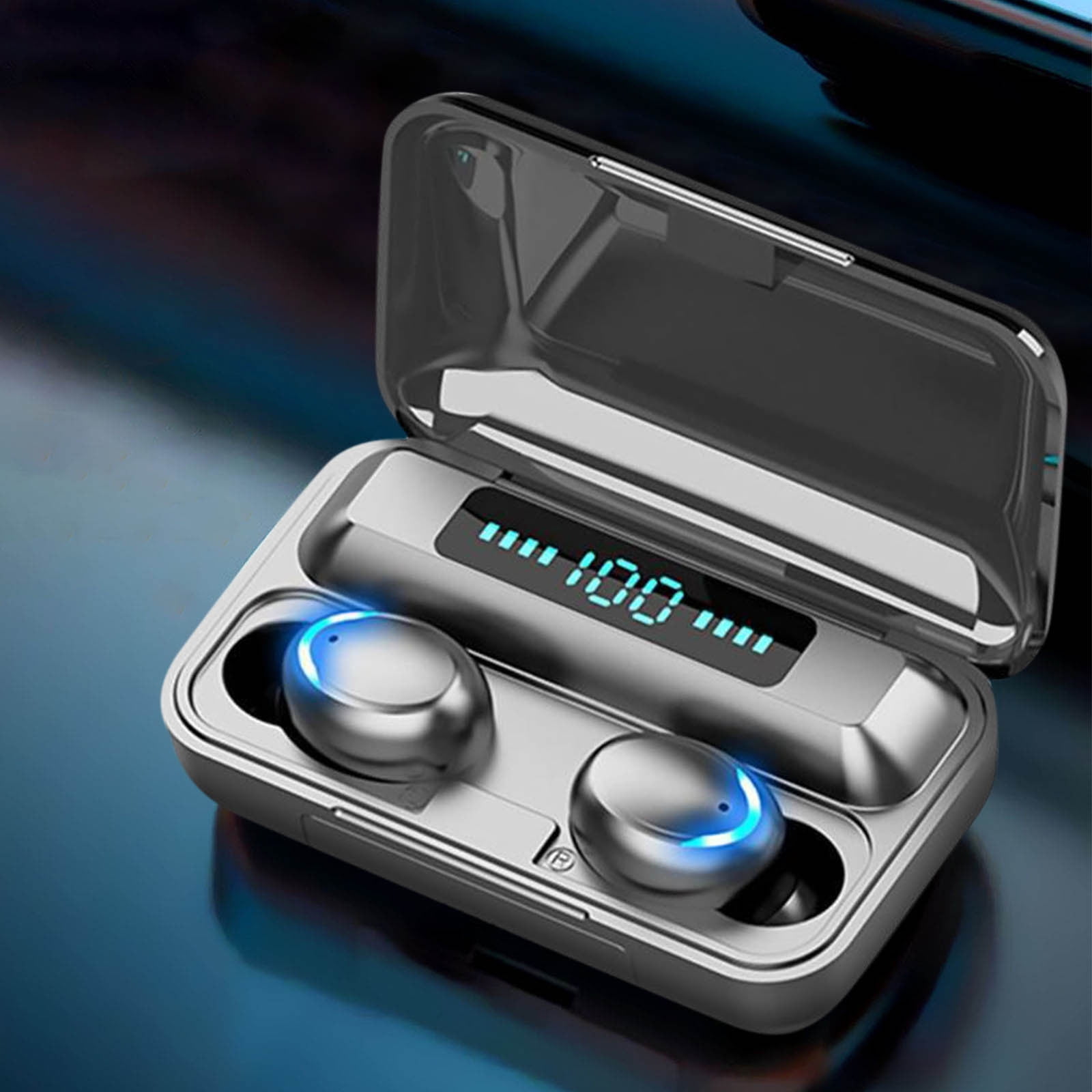by Anker P20i True Wireless Earbuds, 10mm Drivers with Big Bass, Bluetooth 5.3, 30H Long Playtime, Water-Resistant, 2 Mics for AI Clear Calls, 22 Preset EQs, Customization,Black