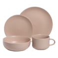 thumbnail image 2 of 10 Strawberry Street Wazee Matte 16 Piece Coupe Dinnerware Set, Blush Pink, 2 of 8