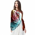 thumbnail image 5 of Thanksgiving Turkey Translucent Chiffon Hair Scarf - Breathable Silk Wrap for Women - 180*73 Size - Lightweight Headband and Fashion Accessory, 5 of 6
