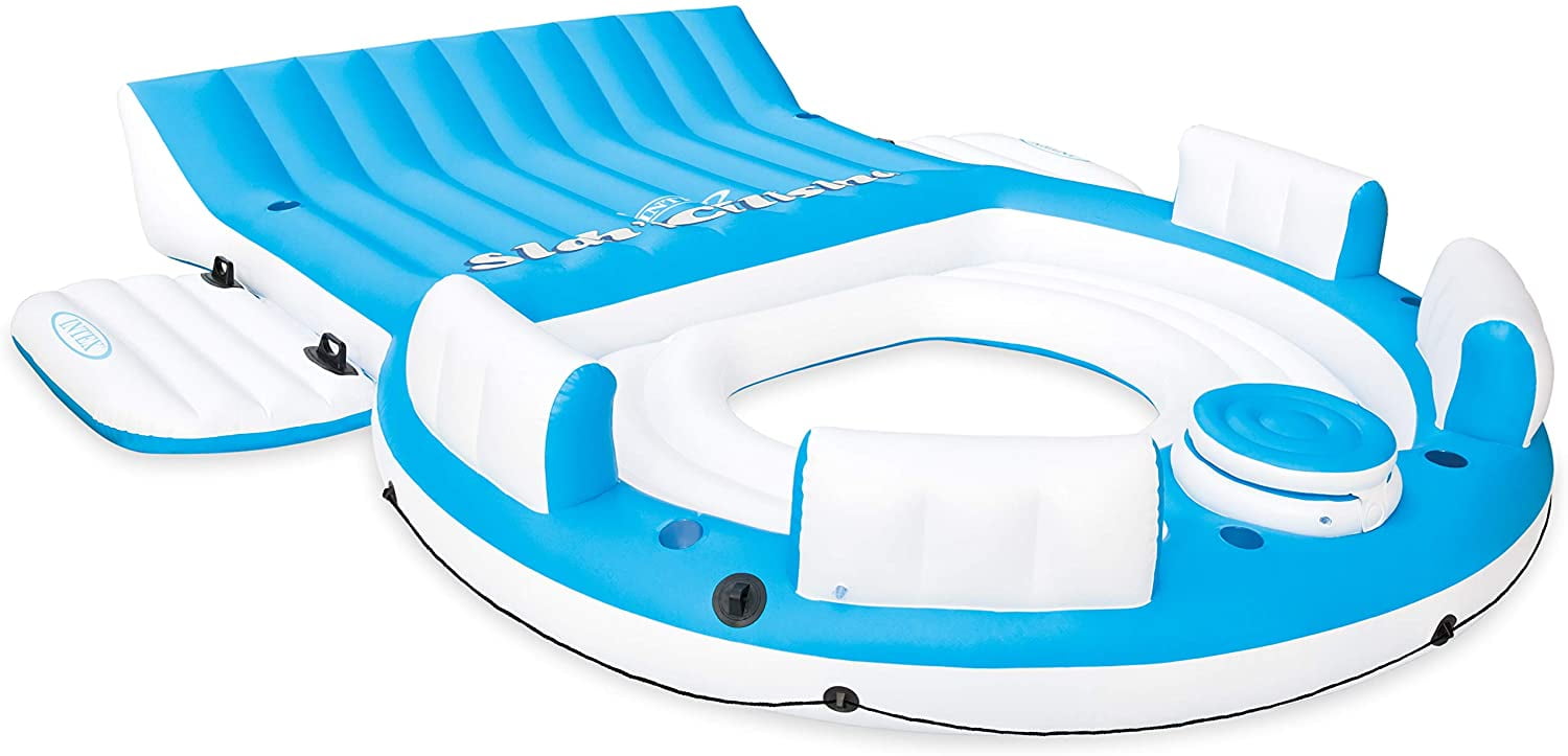 Intex Splash 'N Chill Inflatable Relaxation Island 145"X125"X20" 