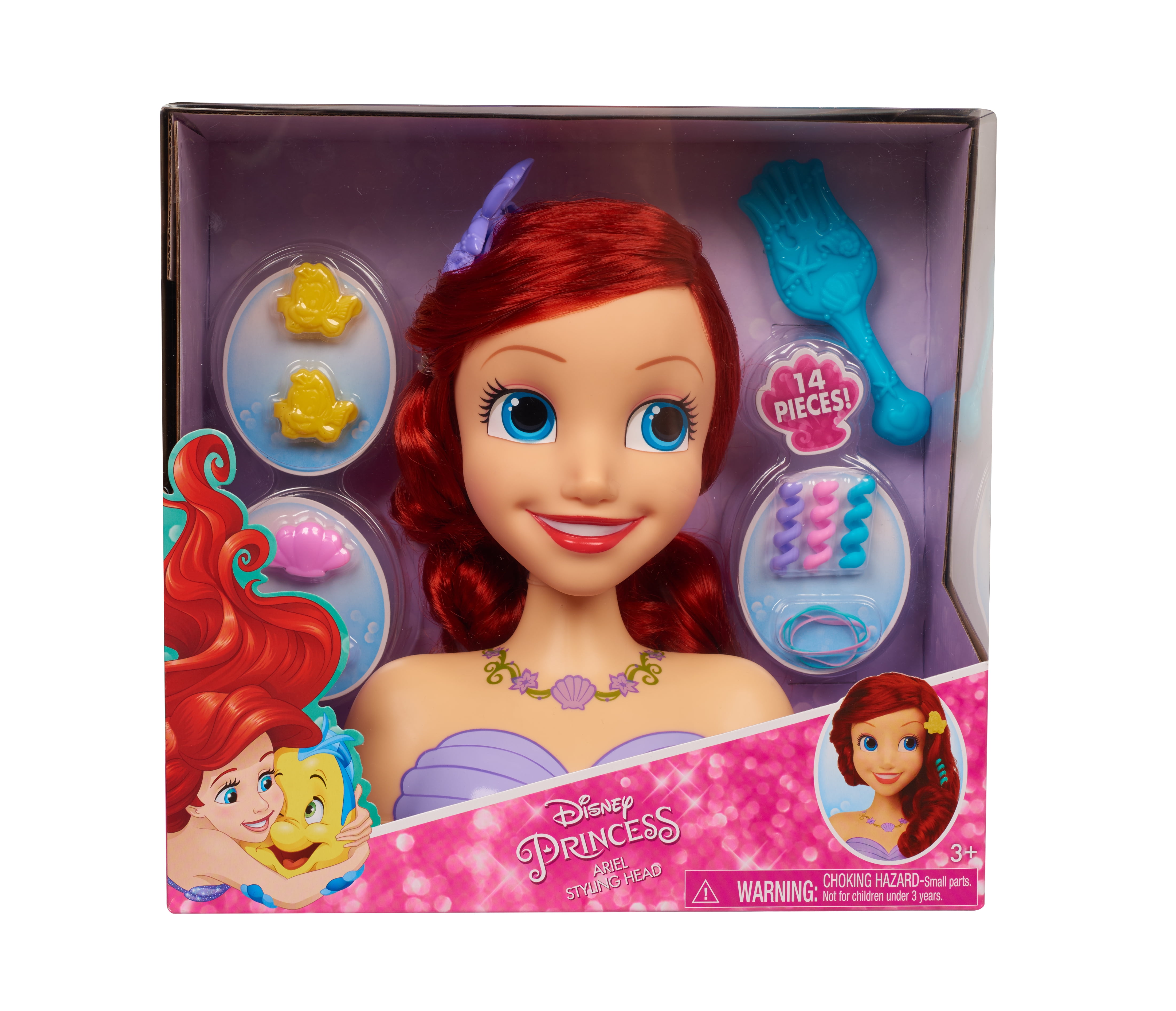 ariel bath time styling head