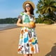 thumbnail image 4 of Balery Animals Vestidos sueltos de manga corta para mujer, vestidos de verano 2025, vestidos casuales de corte A con vuelo., 4 of 6